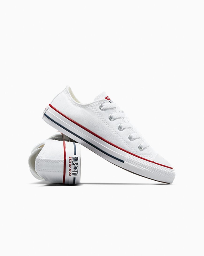 Tenisi Baieti Converse Chuck Taylor All Star Clasici Albi | RO 13ALWQ936